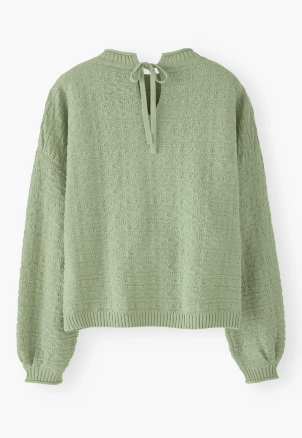 Women Wrap London Knitwear*Stitch-Detail Sweater
