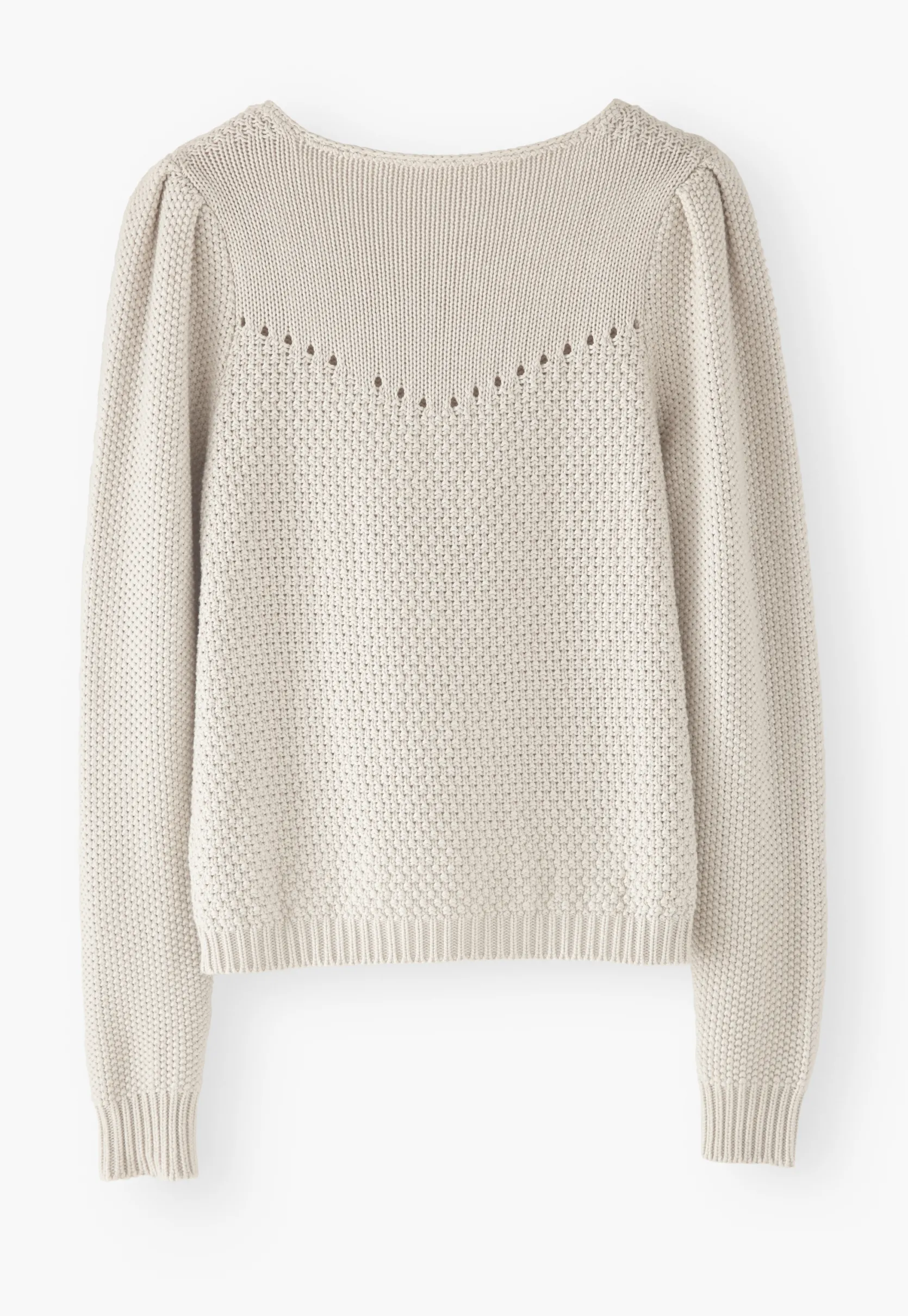 stitchmixing_pointelle_sw_1.webp Women Wrap London Knitwear*Stitch-Mixing Pointelle Sweater