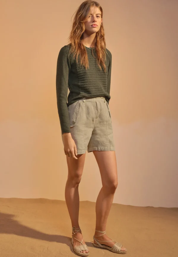 Women Wrap London Knitwear*Stitch-Mixing Sweater
