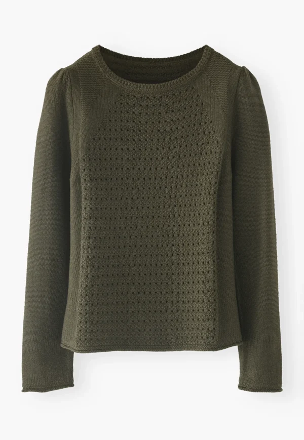 Women Wrap London Knitwear*Stitch-Mixing Sweater