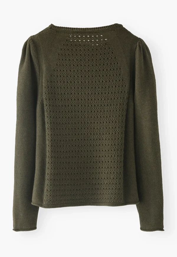 Women Wrap London Knitwear*Stitch-Mixing Sweater