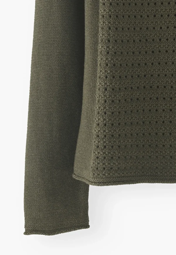Women Wrap London Knitwear*Stitch-Mixing Sweater