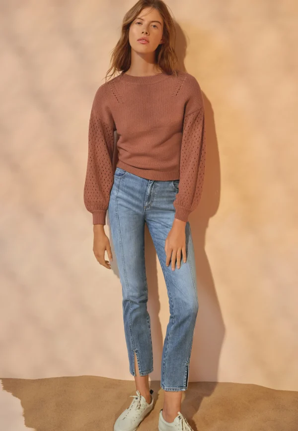 Women Wrap London Jeans & Trousers*Straight Cropped Jeans