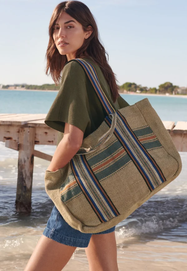 Women Wrap London Accessories*Striped Bag