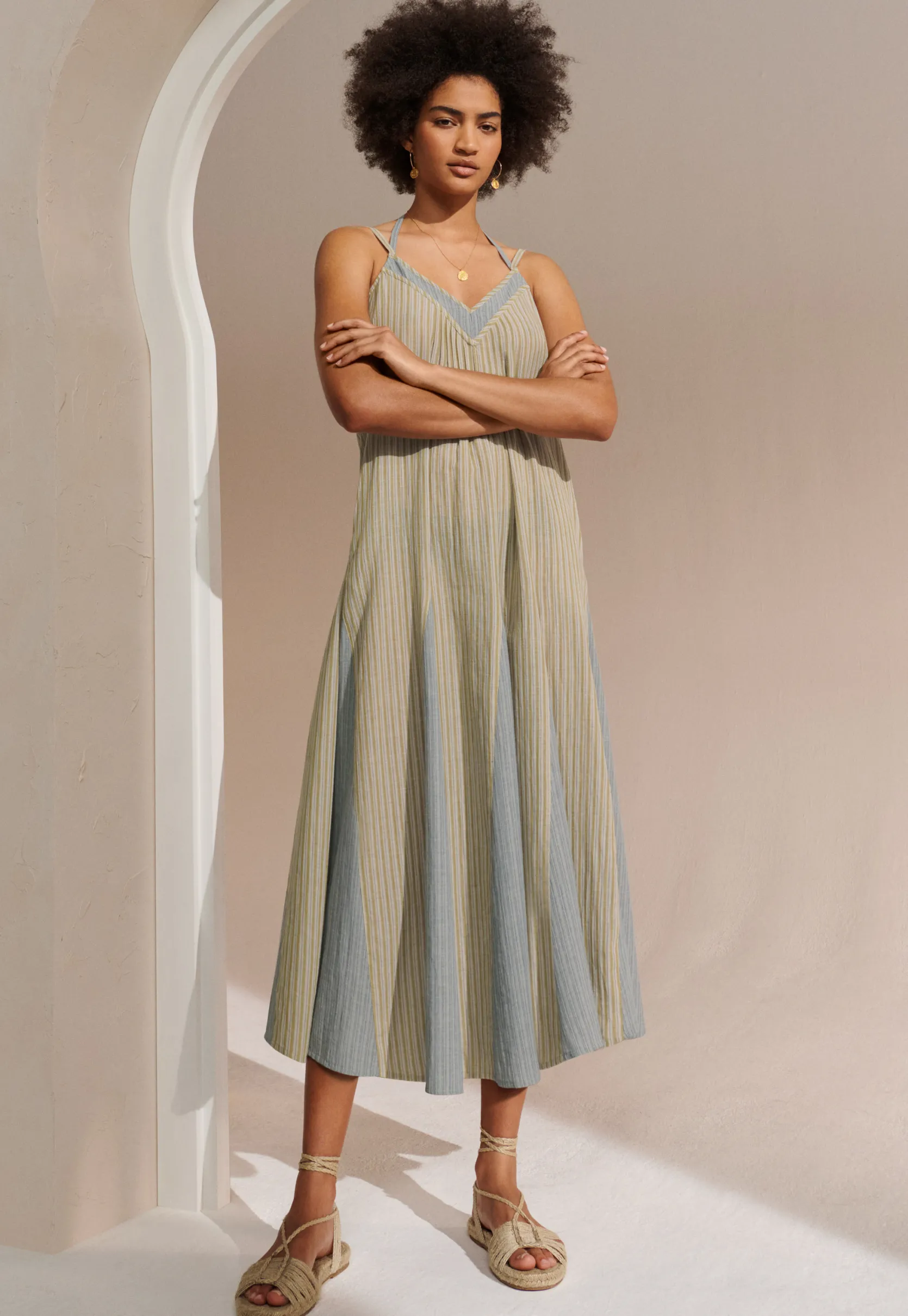 striped_sundress_3.webp Women Wrap London Dresses & Skirts*Striped Sundress