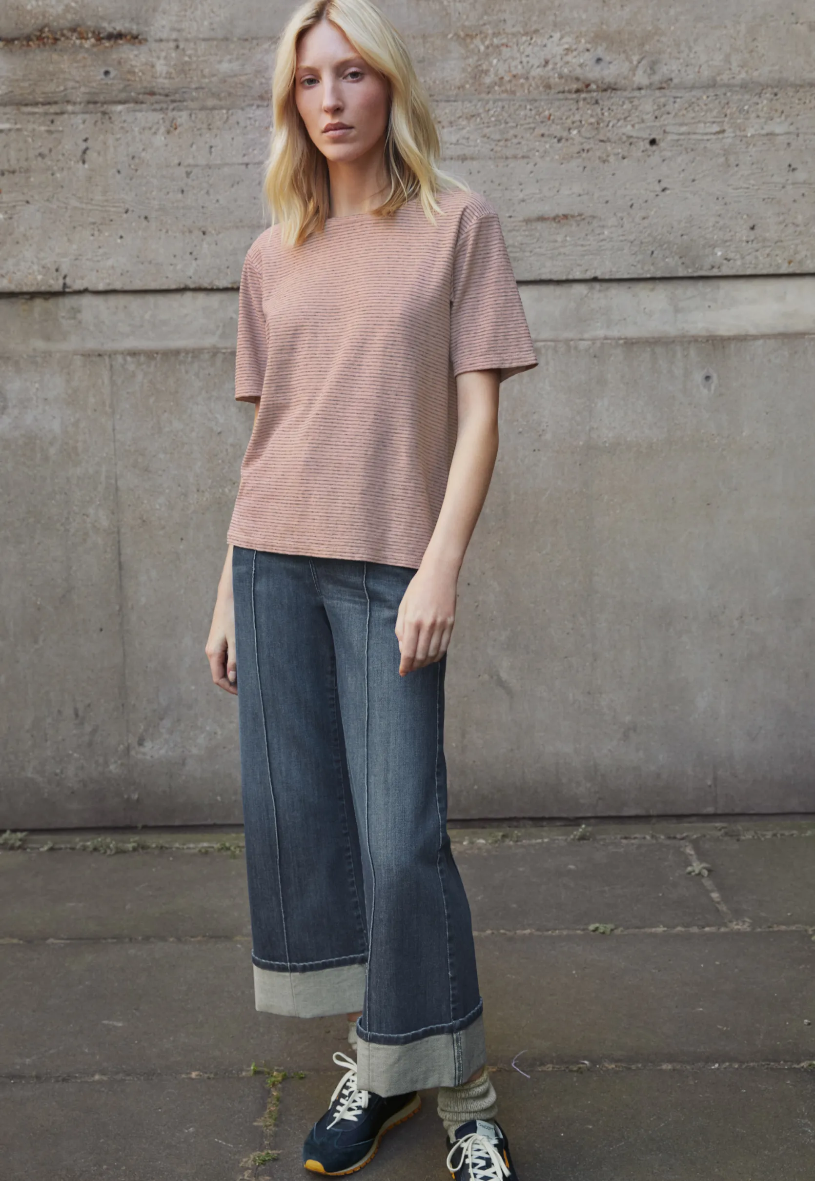 striped_tshirt_3-4.webp Women Wrap London Jersey Tops*Striped T-Shirt