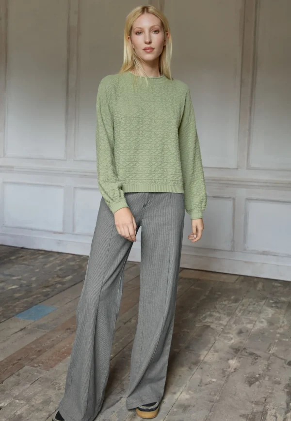 Women Wrap London Jeans & Trousers*Striped Wide-Leg Trousers