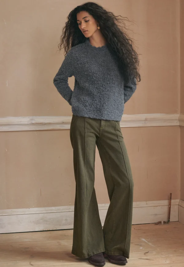 Women Wrap London Jeans & Trousers*Striped Wide-Leg Trousers