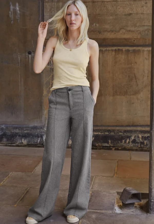 Women Wrap London Jeans & Trousers*Striped Wide-Leg Trousers