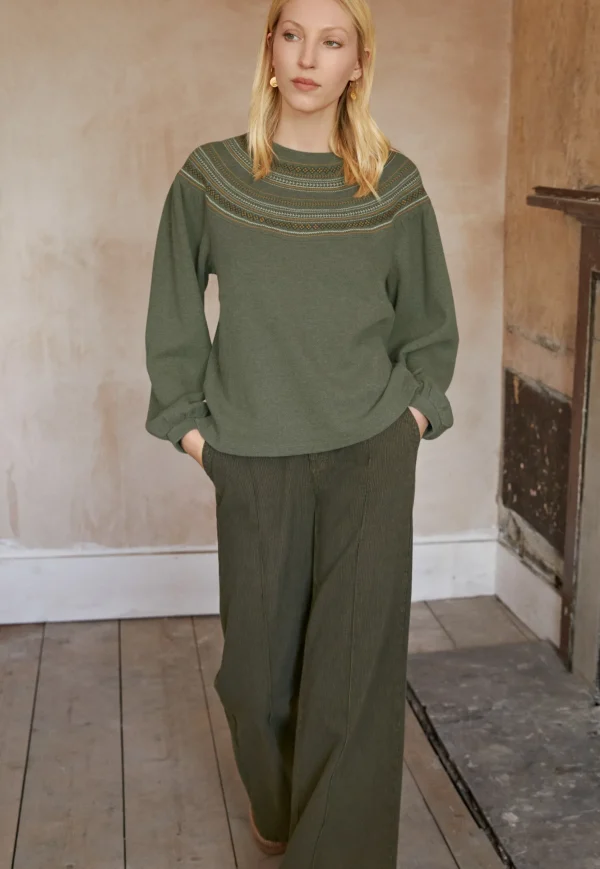 Women Wrap London Jeans & Trousers*Striped Wide-Leg Trousers