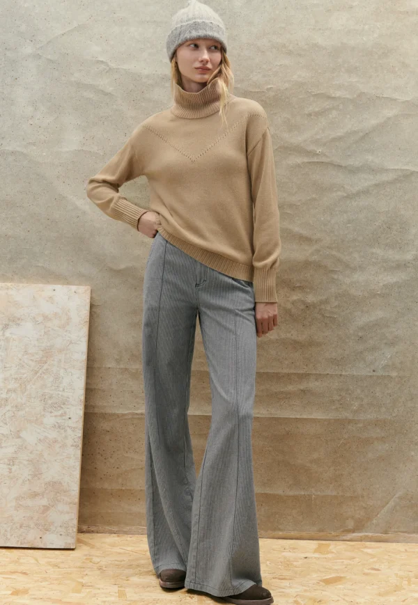 Women Wrap London Jeans & Trousers*Striped Wide-Leg Trousers