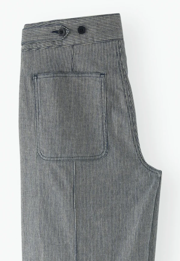 Women Wrap London Jeans & Trousers*Striped Wide-Leg Trousers