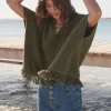 Women Wrap London Knitwear*Tassel Poncho