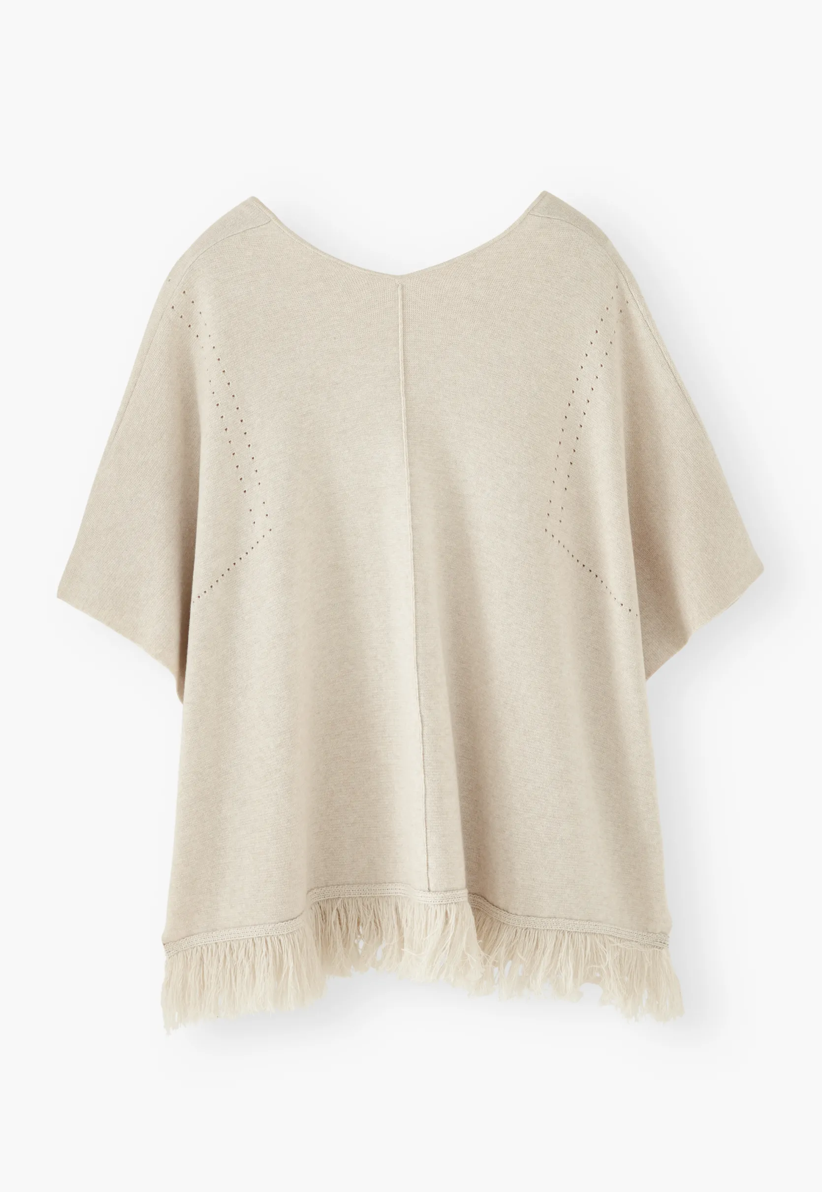 tassel_poncho_2-1.webp Women Wrap London Knitwear*Tassel Poncho