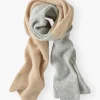 Women Wrap London Accessories*Two-Tone Scarf