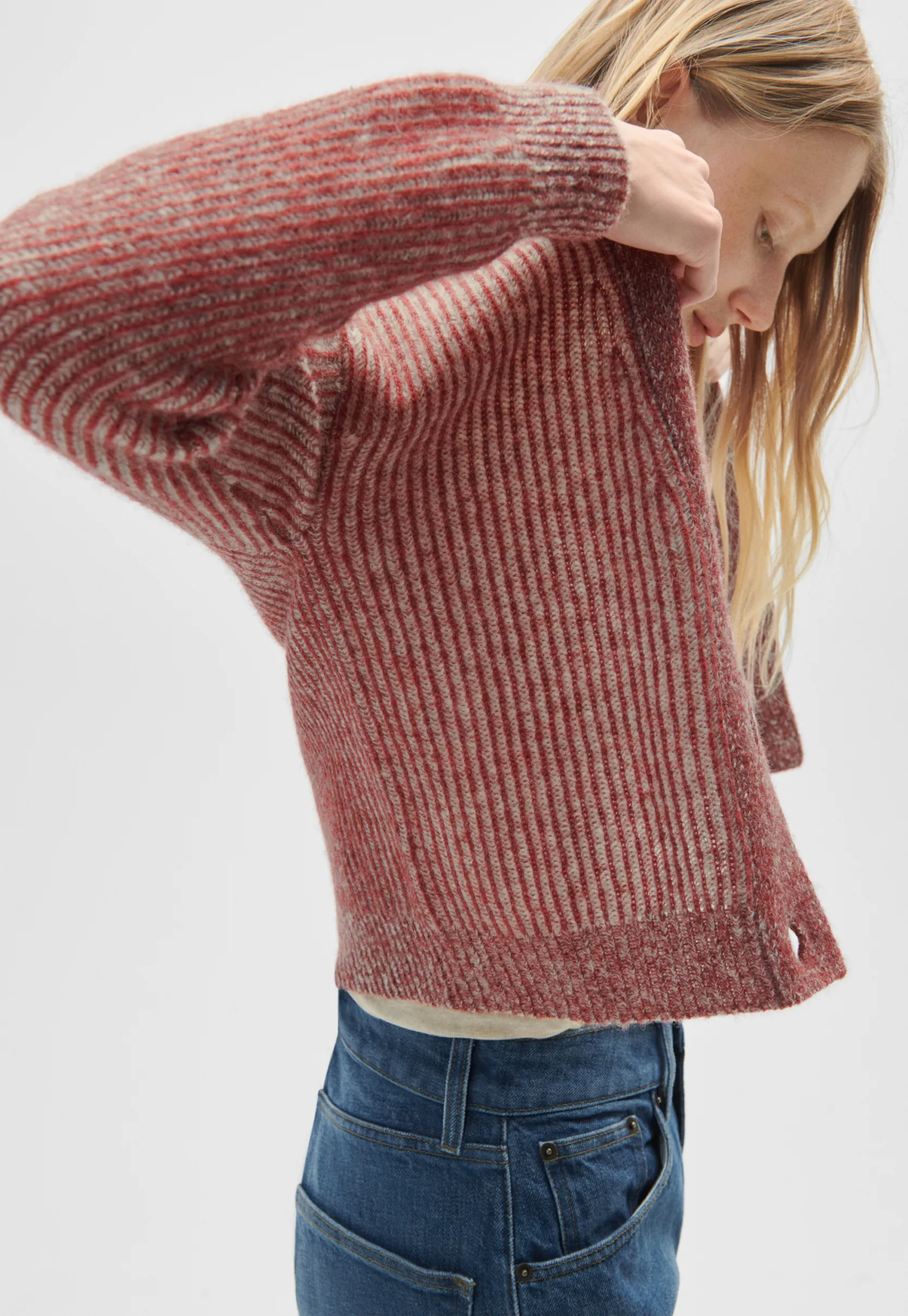 vneck_cardigan_3-1.webp Women Wrap London Knitwear*V-Neck Cardigan