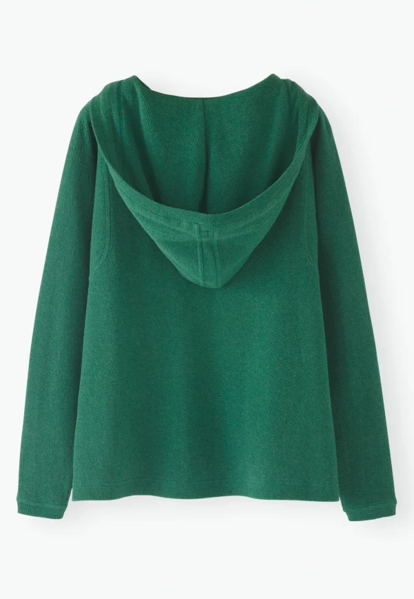 Women Wrap London Jersey Tops*V-Neck Hoodie