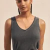 Women Wrap London Jersey Tops*V-Neck Jersey Vest