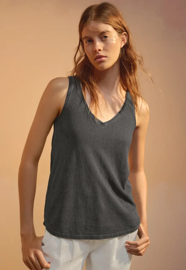 Women Wrap London Jersey Tops*V-Neck Jersey Vest