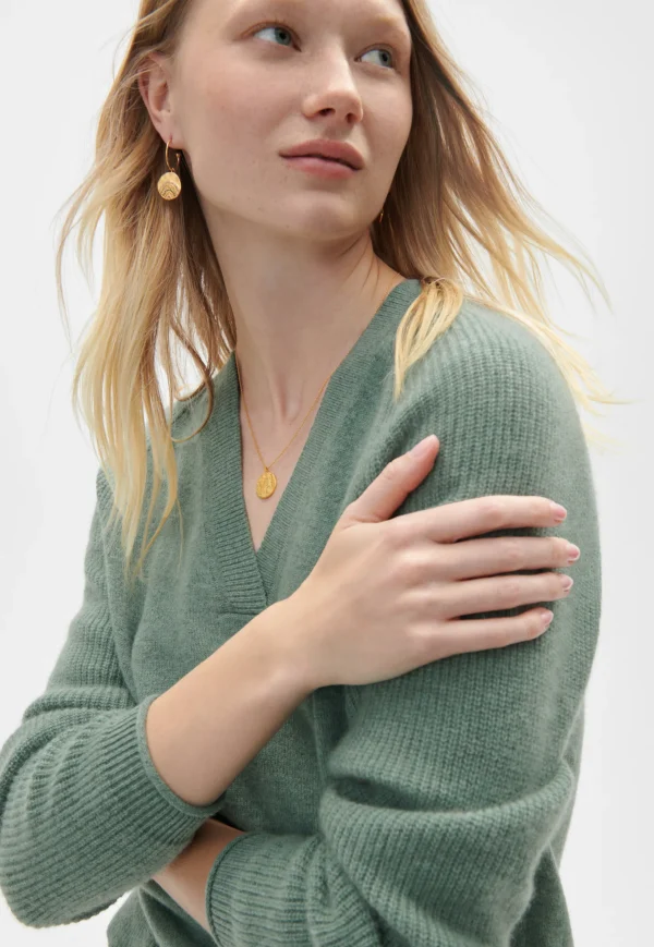 Women Wrap London Knitwear*V-Neck Sweater