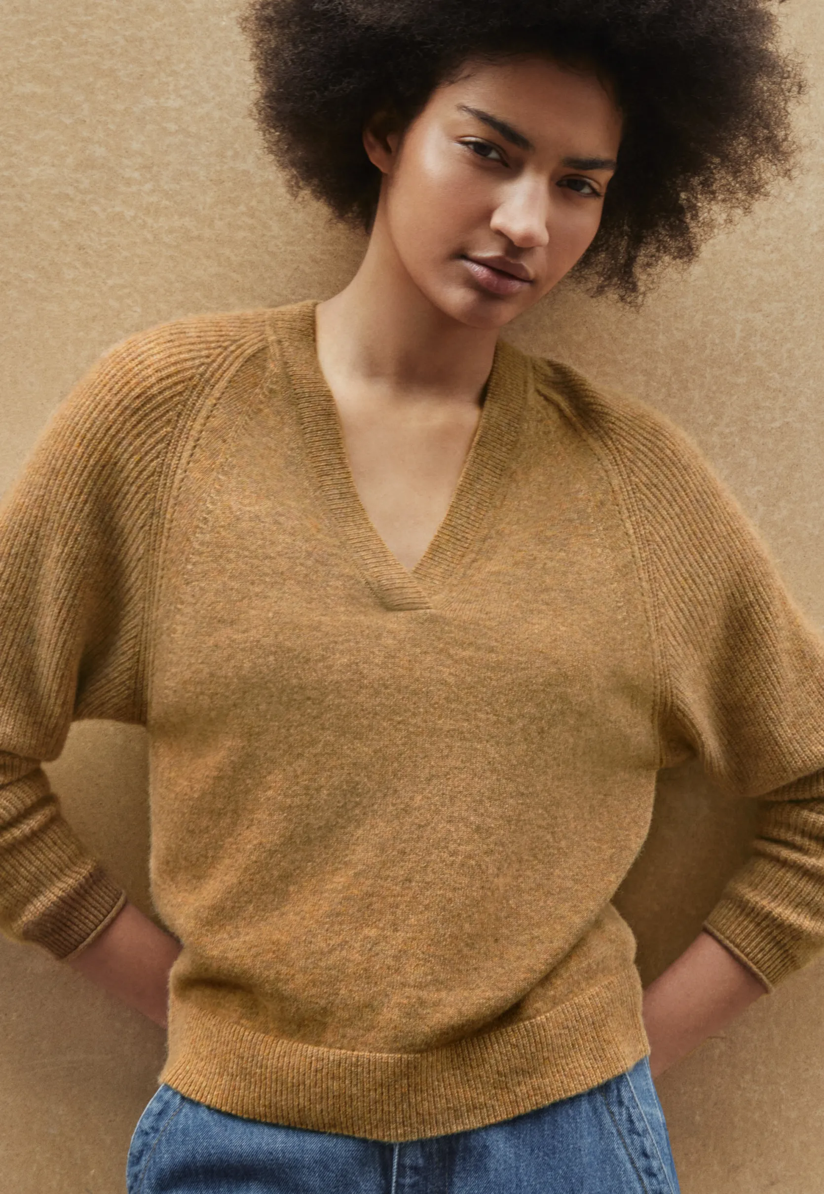 vneck_sweater_2-4.webp Women Wrap London Knitwear*V-Neck Sweater