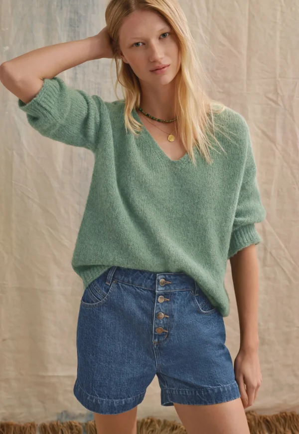 Women Wrap London Knitwear*V-Neck Sweater