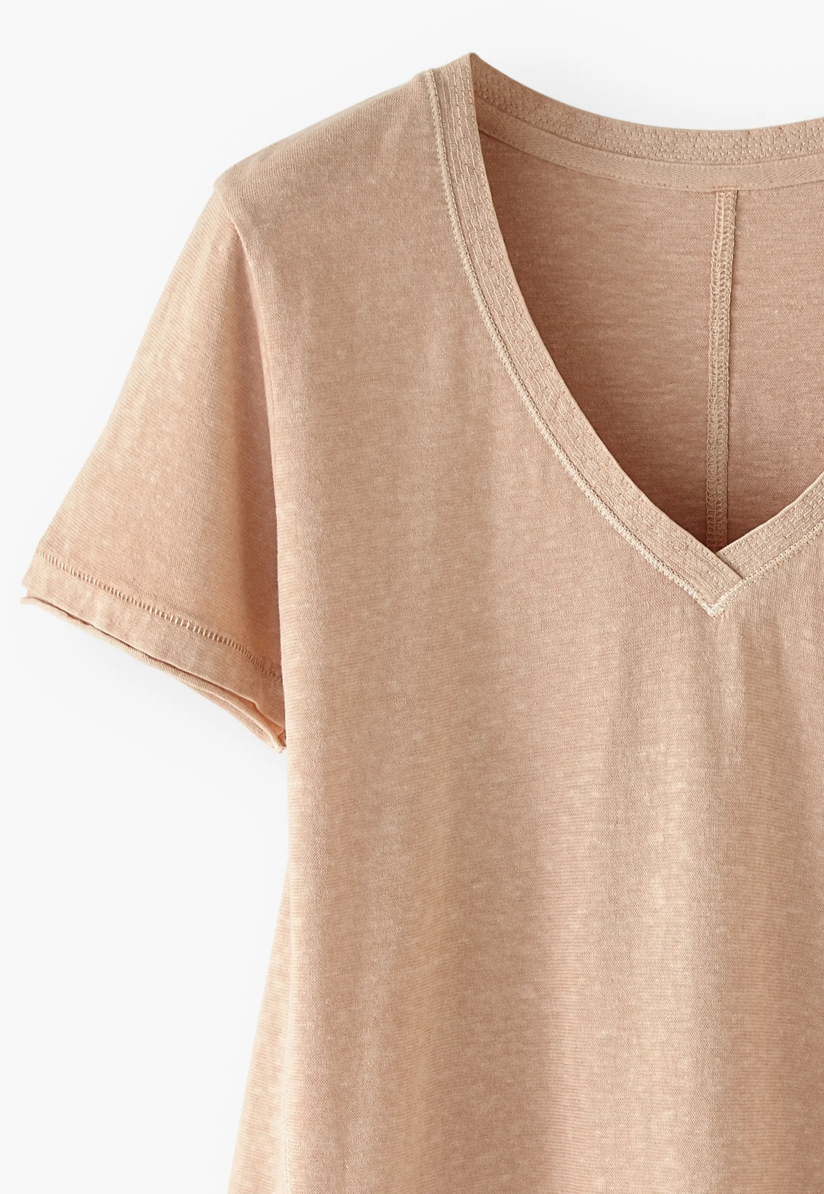 vneck_tshirt_2.webp Women Wrap London Jersey Tops*V-Neck T-Shirt