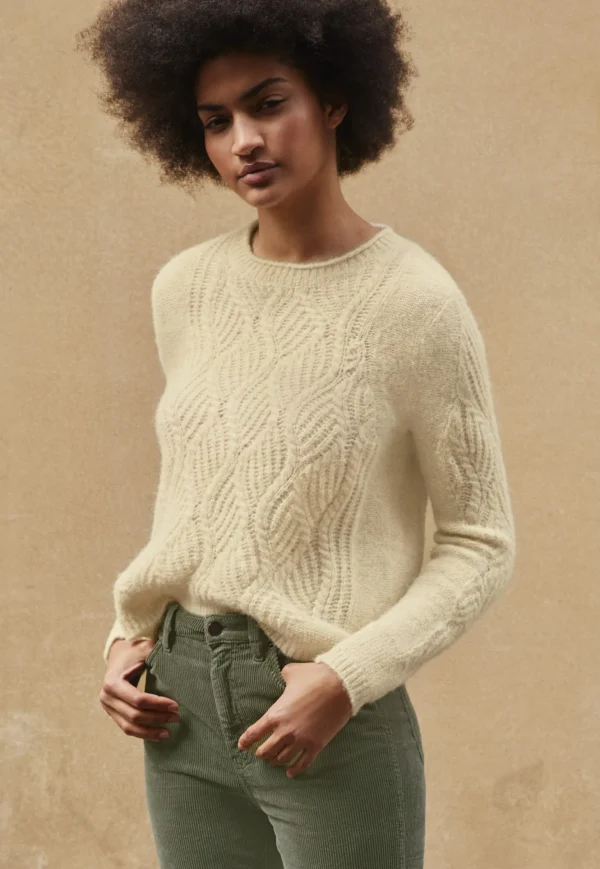 Women Wrap London Knitwear*Wave-Stitch Sweater