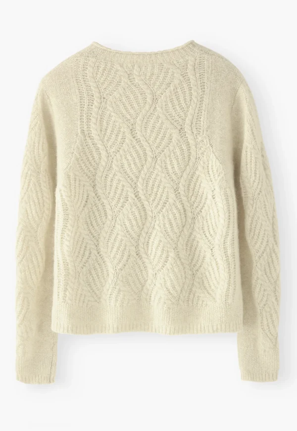 Women Wrap London Knitwear*Wave-Stitch Sweater