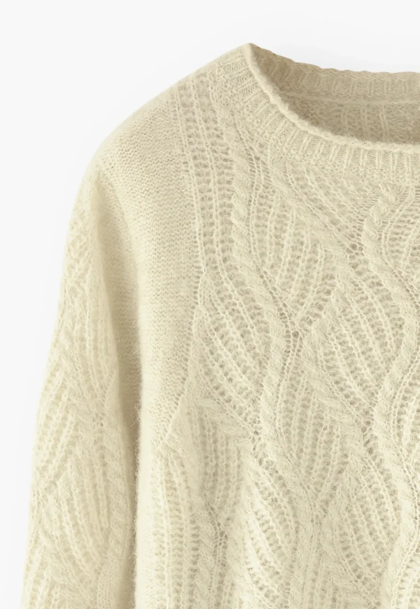 Women Wrap London Knitwear*Wave-Stitch Sweater