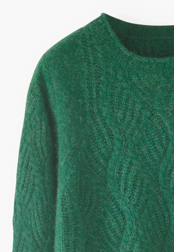 Women Wrap London Knitwear*Wave-Stitch Sweater