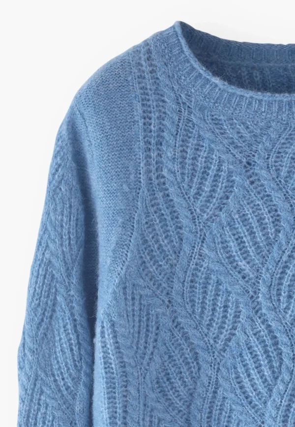 Women Wrap London Knitwear*Wave-Stitch Sweater
