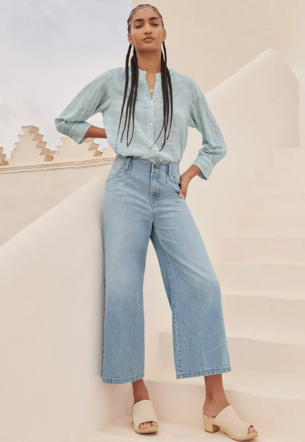 Women Wrap London Jeans & Trousers*Wide-Leg Cropped Jeans