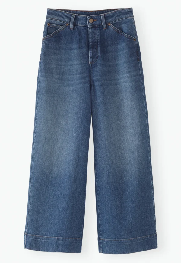 Women Wrap London Jeans & Trousers*Wide-Leg Cropped Jeans