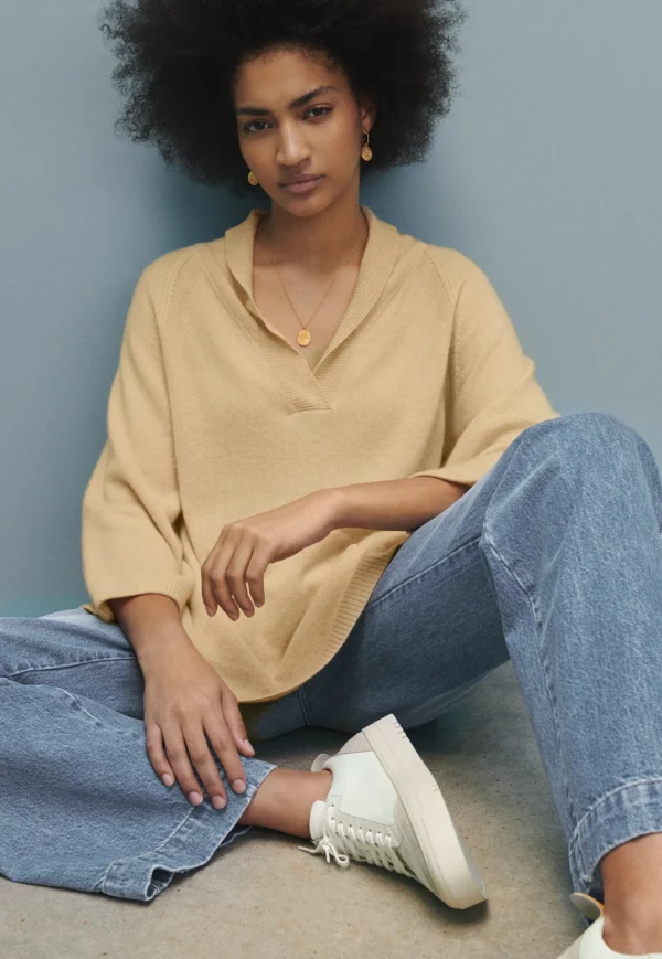 Women Wrap London Knitwear*Wide-Sleeve Sweater