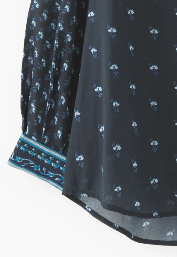 Women Wrap London Shirts & Tops*Woodblock-Printed Patchwork Shirt