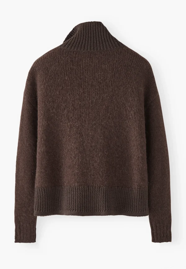 Women Wrap London Knitwear*Zip-Neck Sweater