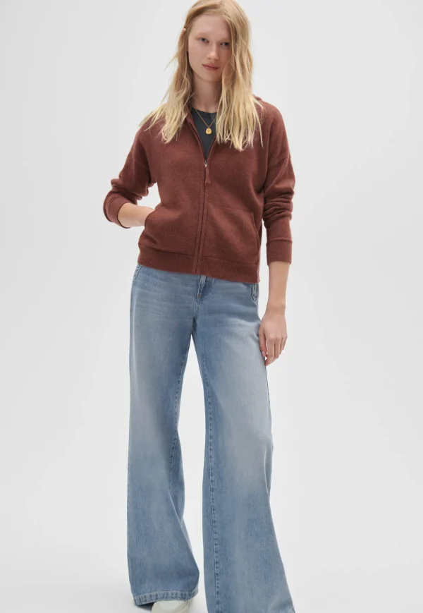 Women Wrap London Knitwear*Zip-Up Hoodie
