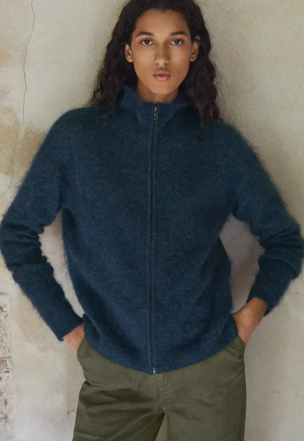 Women Wrap London Knitwear*Zip-Up Sweater